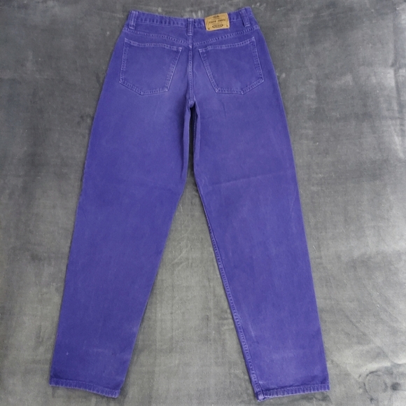 Vintage Code Blue Mens Jeans Size 33 Purple Denim Pants - Picture 1 of 13